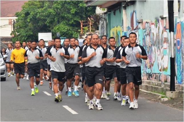 Korem Salatiga Bina Fisik Prajuritnya